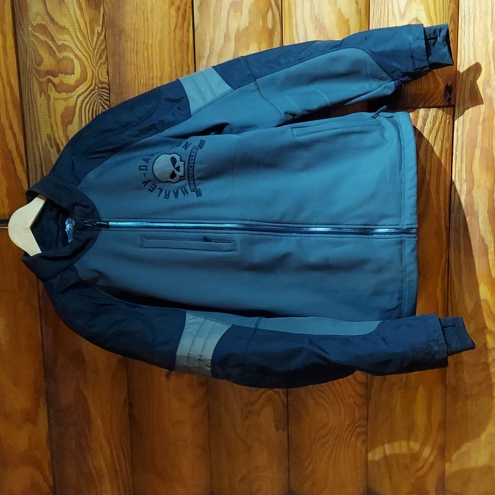 Harley Davidson Riding Jacket, 2xl, black synthetic, waterproof